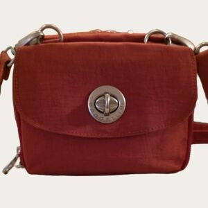 Baggallini Sicily Brick Red Convertible Crossbody Bag